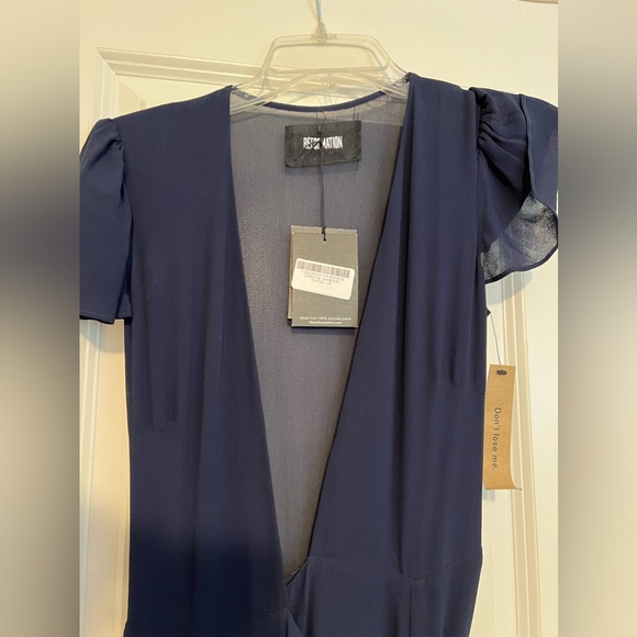 NWT Reformation Crete Tie Dress - Picture 2 of 2